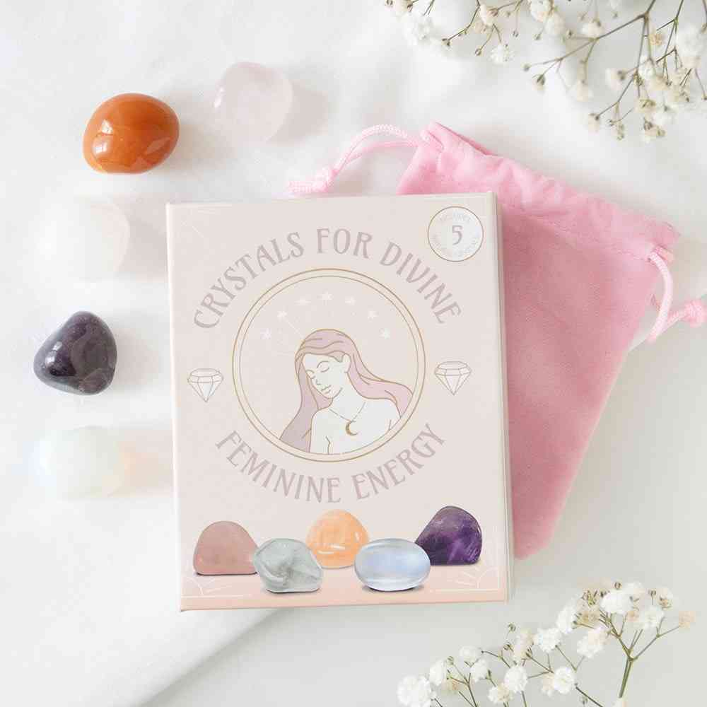 Something Different - Set of 5 Crystals for Divine Feminine Energy Kristal - Multicolours